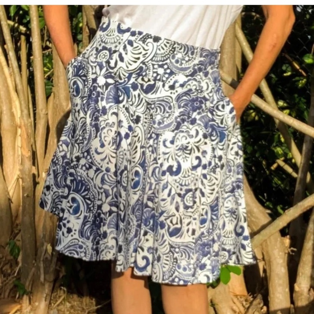 Lauren by Ralph Lauren flared mini skirt. Worn about 2x.